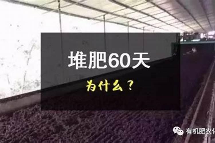 堆肥为什么一定要60天？