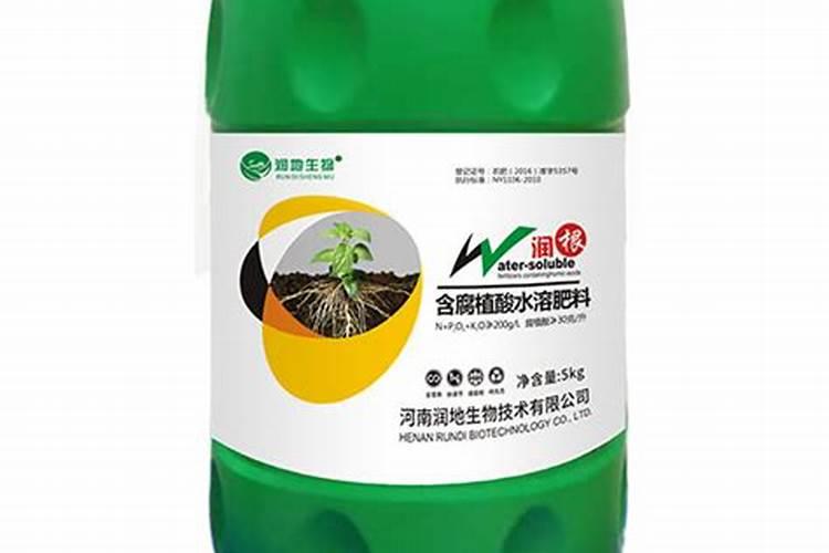 含腐植酸水溶肥料裸根能用吗